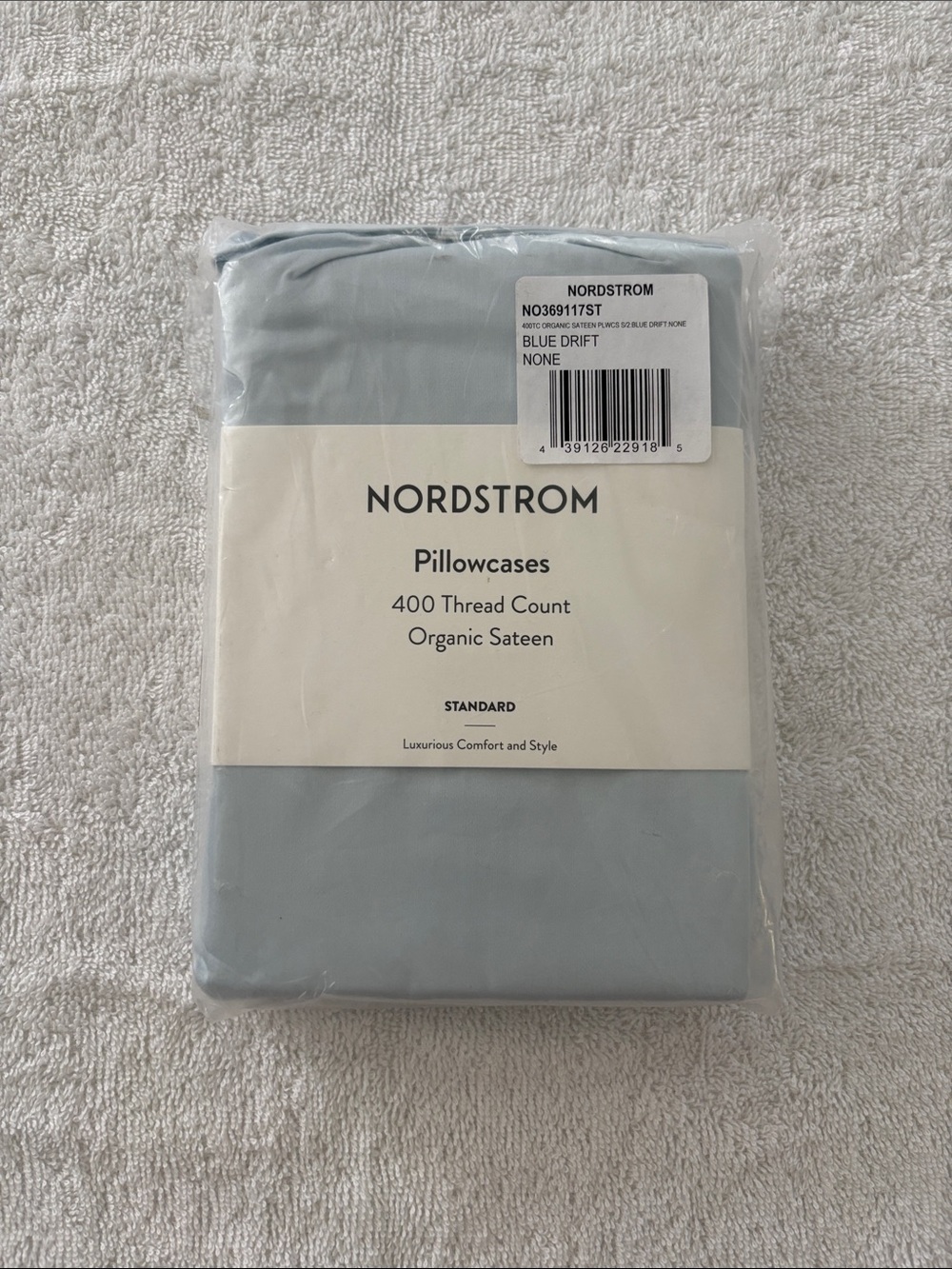 Nordstrom Pillowcases in Blue Drift